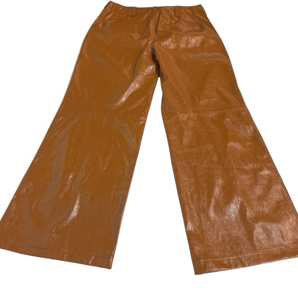 Free People Pants Star Crossed Lovers Faux Leather Vegan NWOT Size 12 - Picture 8 of 16